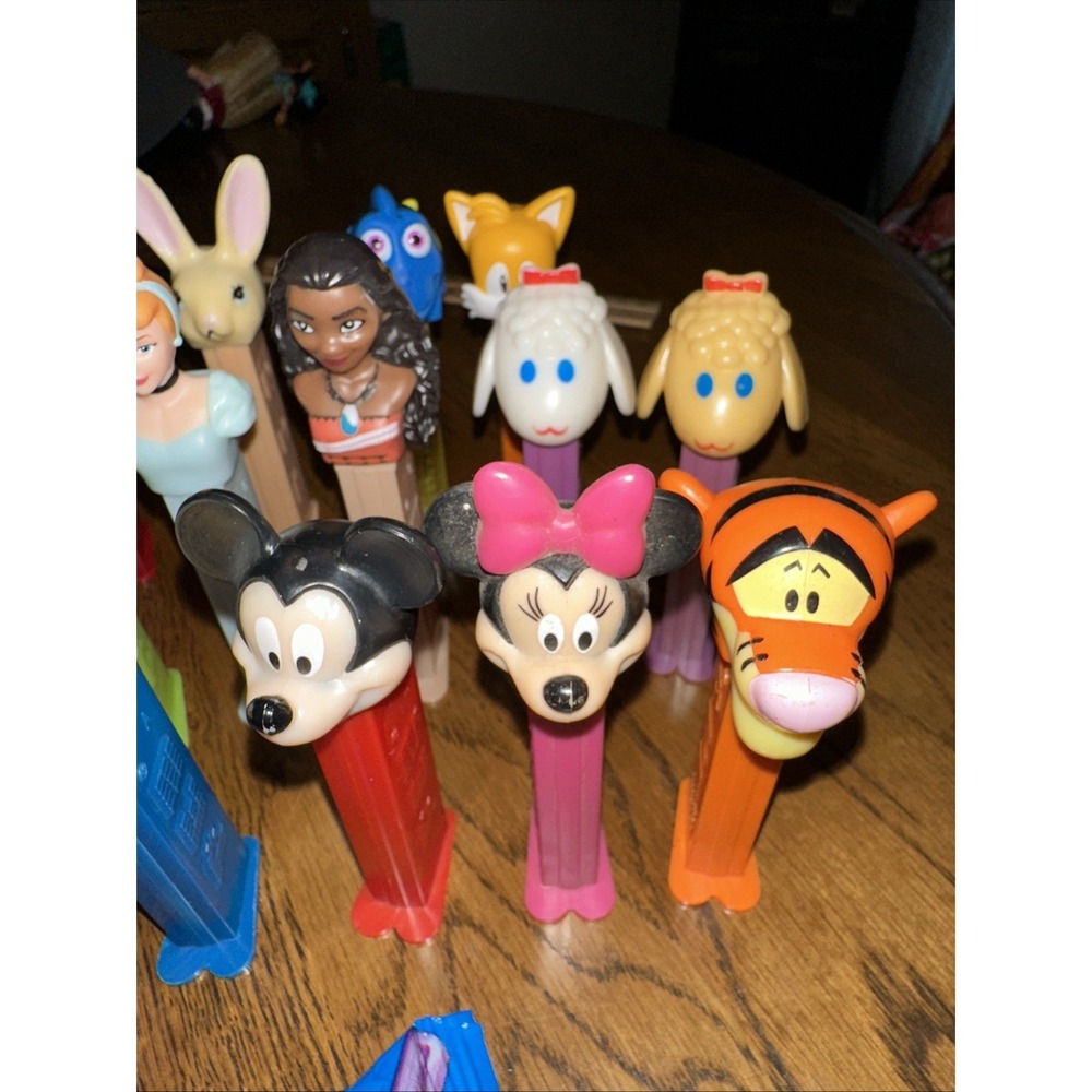 23 Item Pez Lot Candy Dispenser Disney Hello Kitty Marvel Lamb Chop Holiday More - Picture 3 of 7